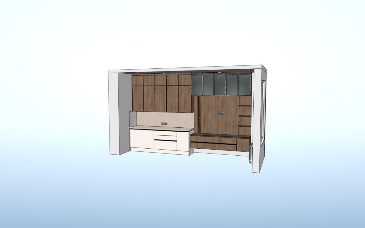 Работа конструктора Aleksej Litvinov +79603401301: Кухня ми стенка тв